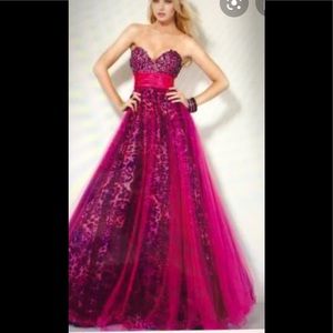 Jovani plus size prom dress.